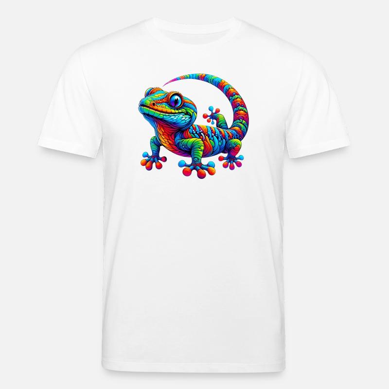 Gecko - Stanley/Stella Unisex Bio-T-Shirt CREATOR  - Weiß