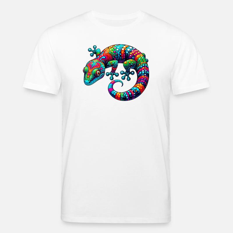 Gecko - T-shirt bio CREATOR Stanley/Stella Unisexe - blanc