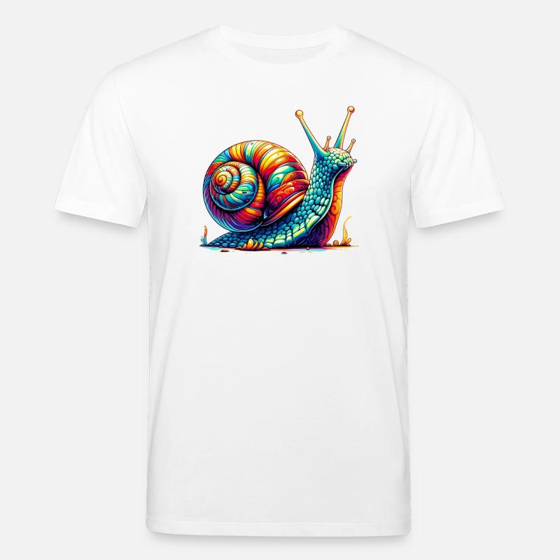 Escargot - T-shirt bio CREATOR Stanley/Stella Unisexe - blanc