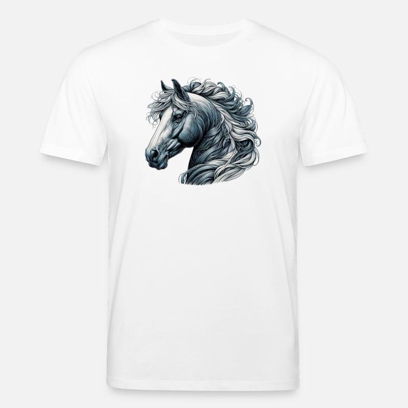 Pferd - Stanley/Stella Unisex Bio-T-Shirt CREATOR  - Weiß