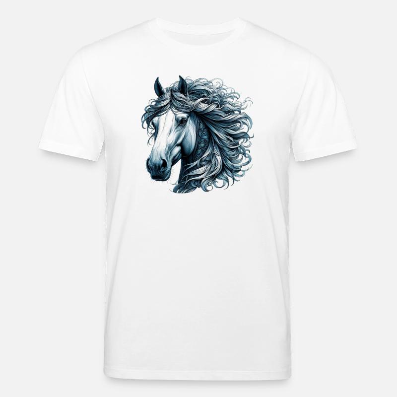 Pferd - Stanley/Stella Unisex Bio-T-Shirt CREATOR - Weiß