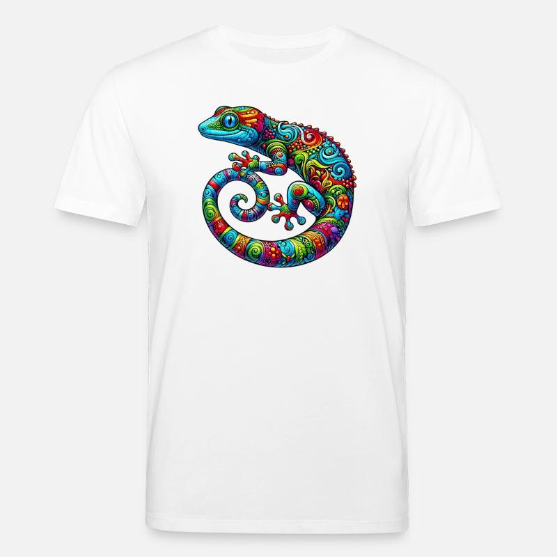 Gecko - Stanley/Stella Unisex Bio-T-Shirt CREATOR  - Weiß