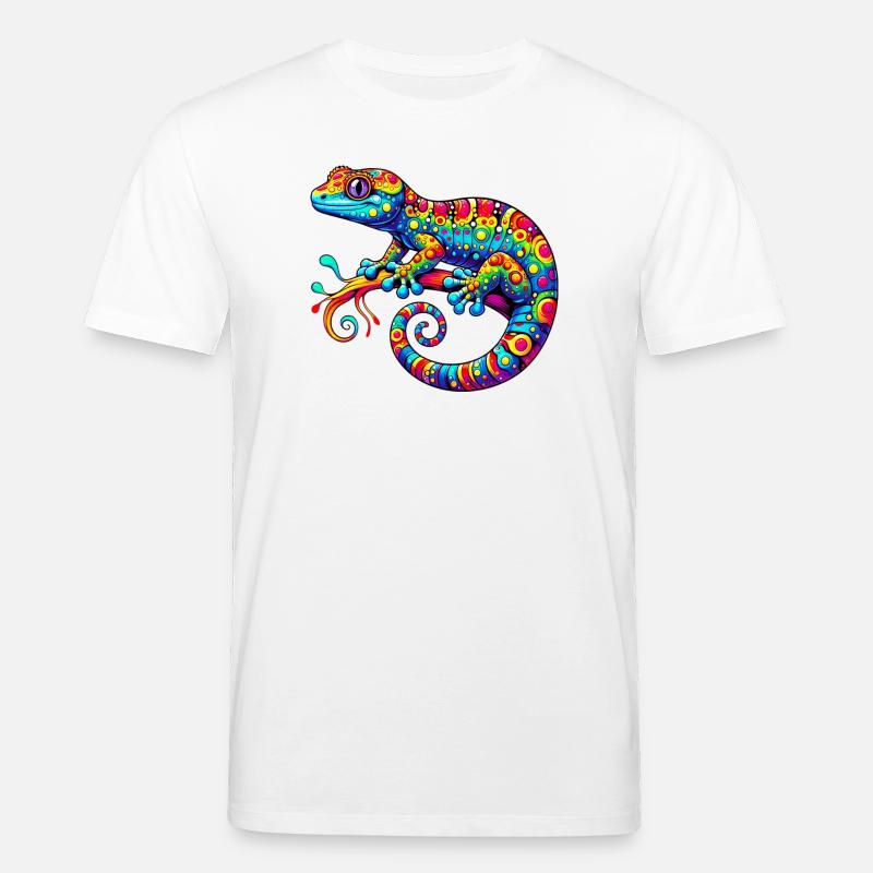 Gecko - Stanley/Stella Unisex Bio-T-Shirt CREATOR  - Weiß