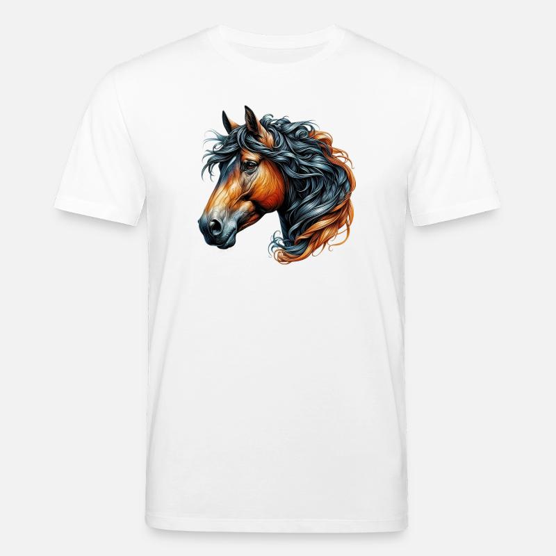 Pferd - Stanley/Stella Unisex Bio-T-Shirt CREATOR - Weiß