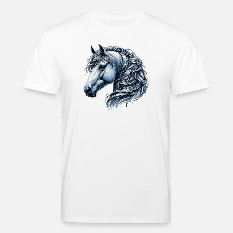 Pferd - Stanley/Stella Unisex Bio-T-Shirt CREATOR  - Weiß