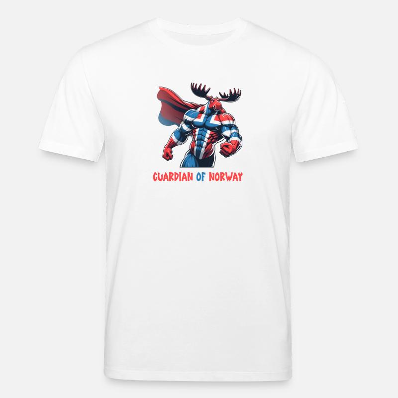 Wächter von Norwegen Elch - Stanley/Stella Unisex Bio-T-Shirt CREATOR  - Weiß