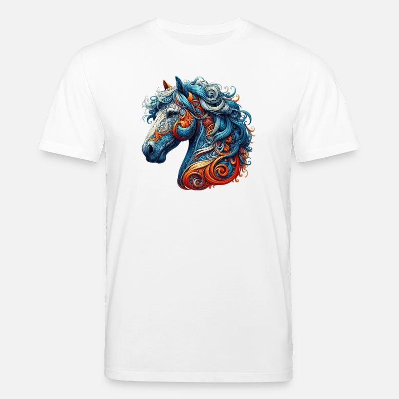 Pferd - Stanley/Stella Unisex Bio-T-Shirt CREATOR  - Weiß