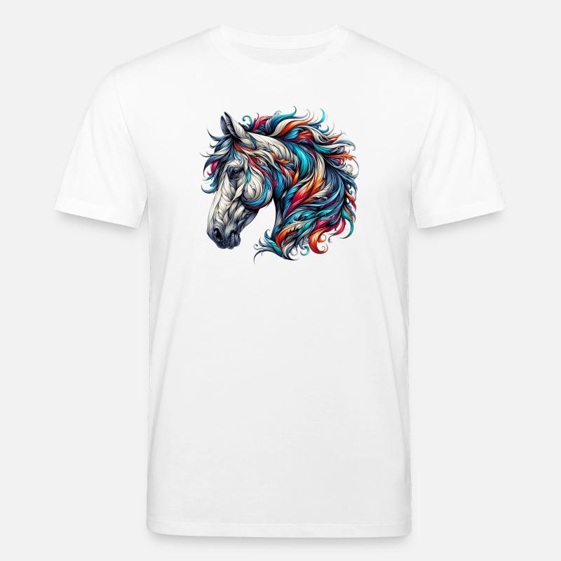 Pferd - Stanley/Stella Unisex Bio-T-Shirt CREATOR - Weiß