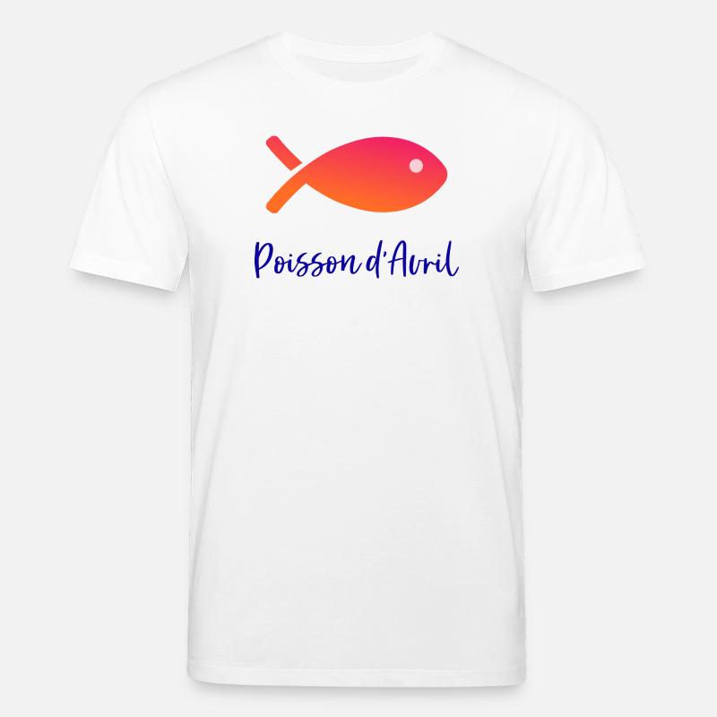 FISCH. APRILSCHERZ - Stanley/Stella Unisex Bio-T-Shirt CREATOR  - Weiß