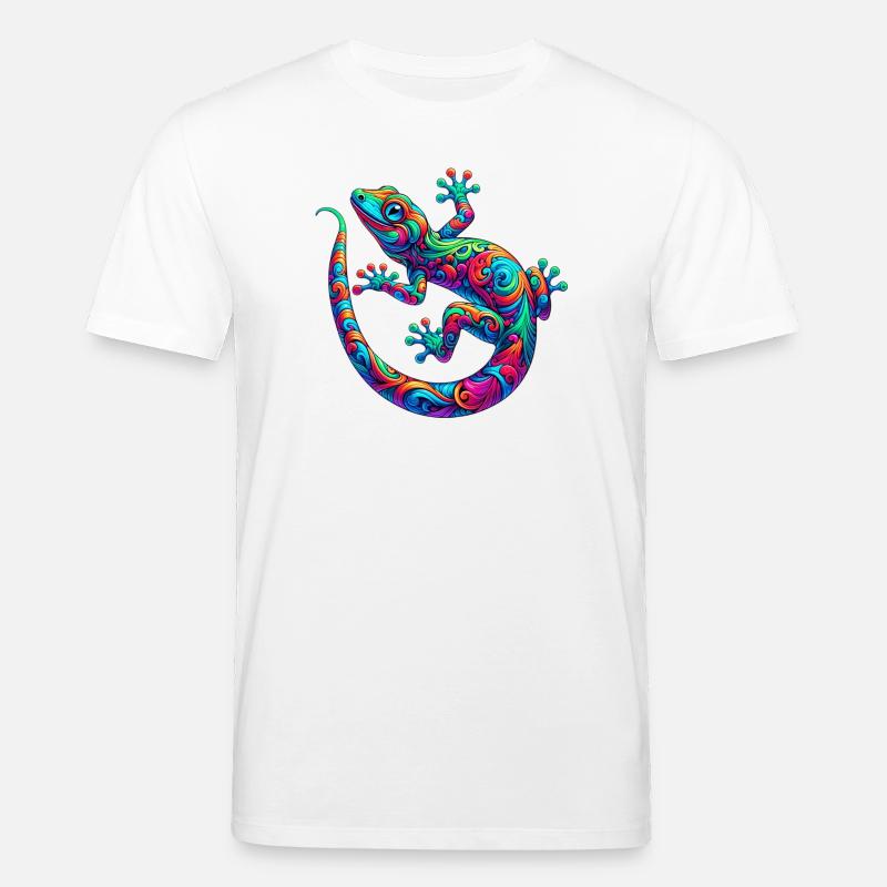 Gecko - Stanley/Stella Unisex Bio-T-Shirt CREATOR - Weiß