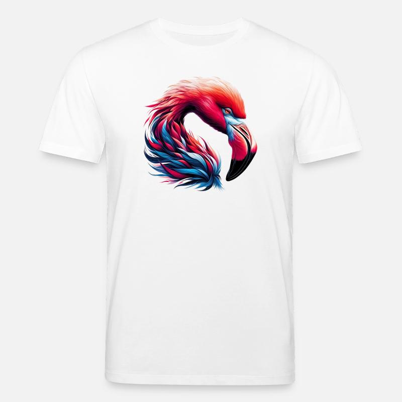 Flamant - T-shirt bio CREATOR Stanley/Stella Unisexe - blanc