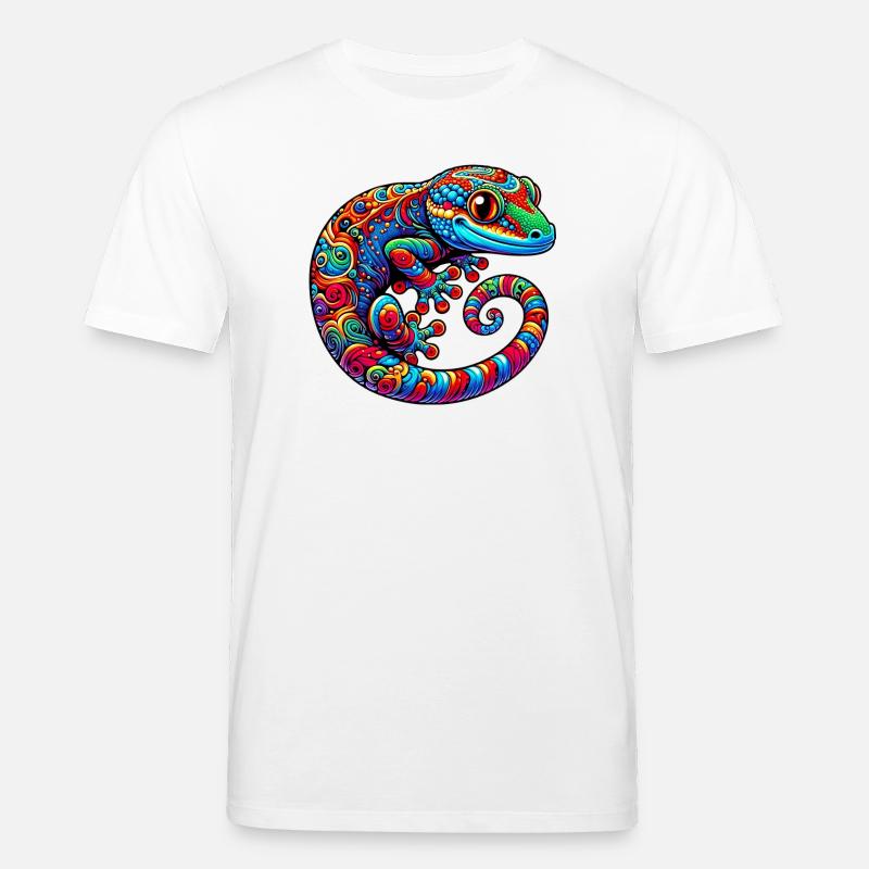 Gecko - Stanley/Stella Unisex Bio-T-Shirt CREATOR  - Weiß