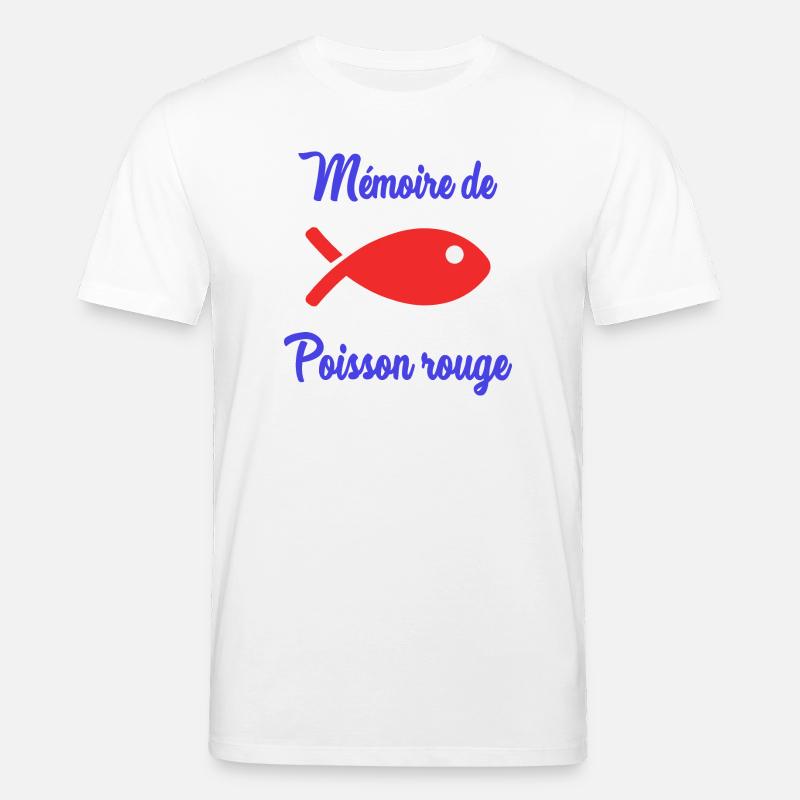FISCH. APRILSCHERZ. HUMOR - Stanley/Stella Unisex Bio-T-Shirt CREATOR  - Weiß