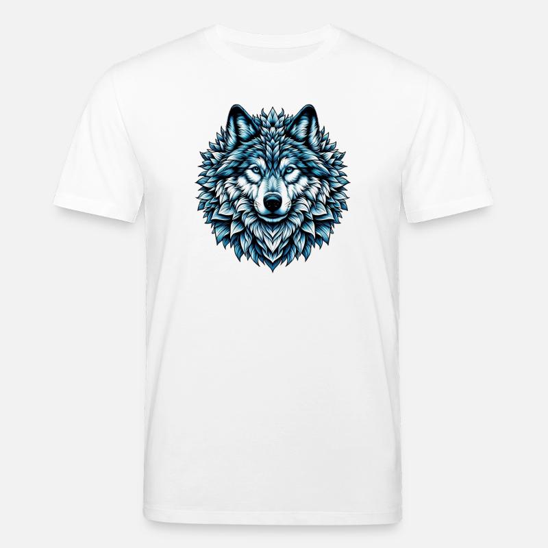 Loup - T-shirt bio CREATOR Stanley/Stella Unisexe - blanc