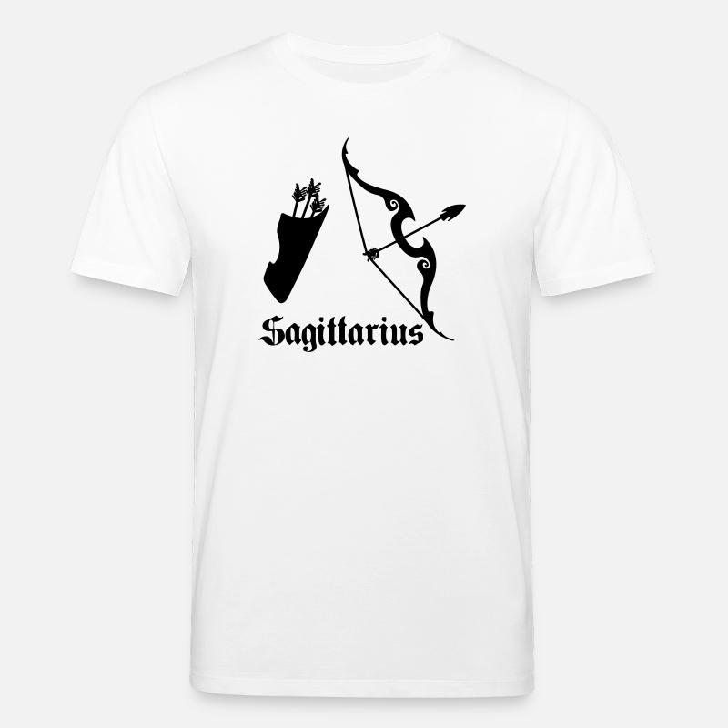 Pfeil und Bogen Schütze Schütze - Stanley/Stella Unisex Bio-T-Shirt CREATOR  - Weiß