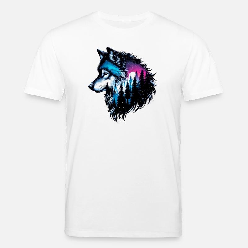 Wolf - Stanley/Stella CREATOR Unisex Organic T-Shirt - white