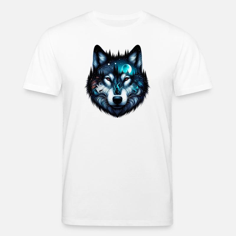 Loup - T-shirt bio CREATOR Stanley/Stella Unisexe - blanc
