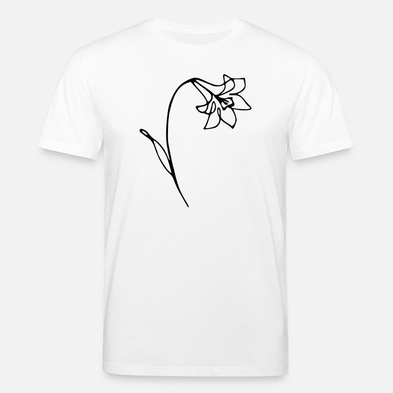 Narzisse - Stanley/Stella Unisex Bio-T-Shirt CREATOR  - Weiß