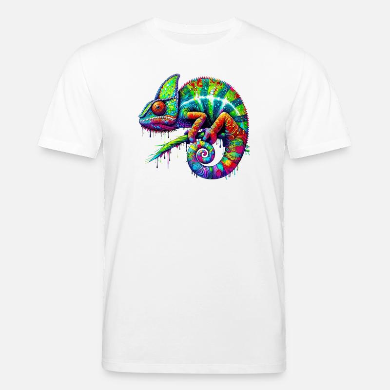 Chamäleon - Stanley/Stella Unisex Bio-T-Shirt CREATOR  - Weiß