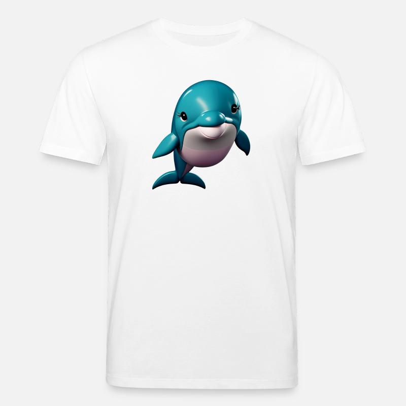 Delphin Mädchen - Stanley/Stella Unisex Bio-T-Shirt CREATOR  - Weiß