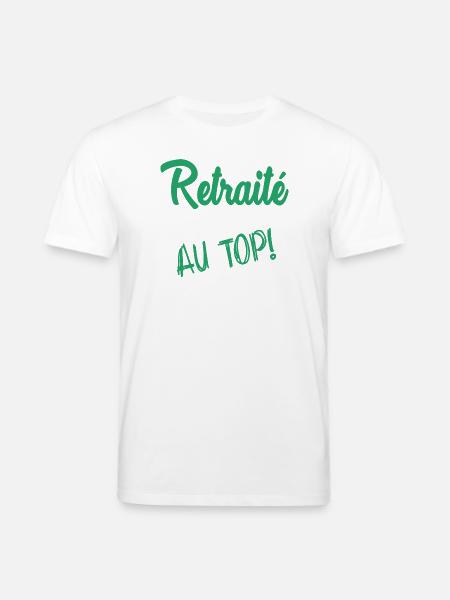 RETIREMENT. RETIREMENT. RETIRED - Stanley/Stella CREATOR Unisex Organic T-Shirt - white