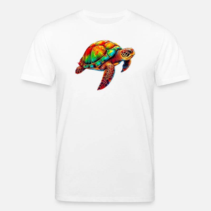 Turtle - Stanley/Stella CREATOR Unisex Organic T-Shirt - white