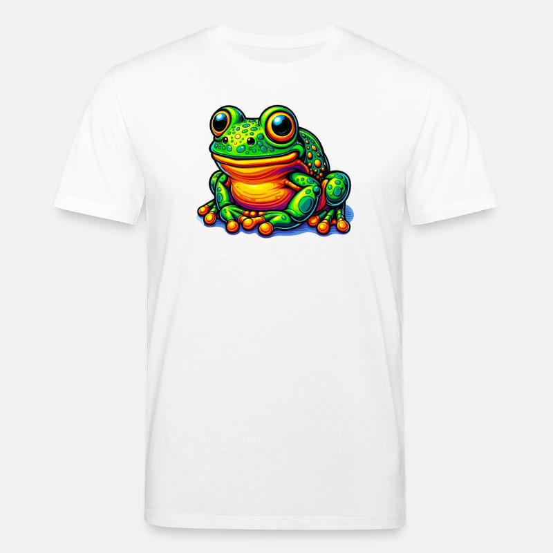 Grenouille - T-shirt bio CREATOR Stanley/Stella Unisexe - blanc