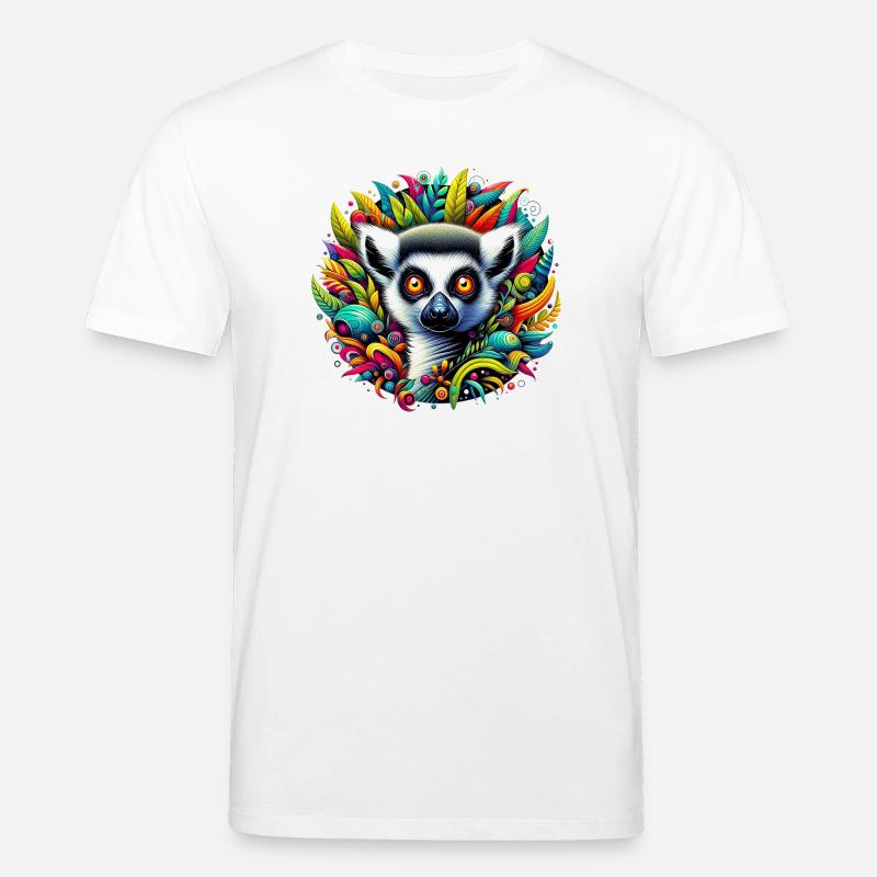 Lemur - Stanley/Stella Unisex Bio-T-Shirt CREATOR - Weiß