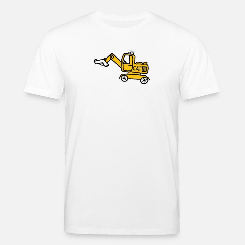 Construction danger - Stanley/Stella CREATOR Unisex Organic T-Shirt - white