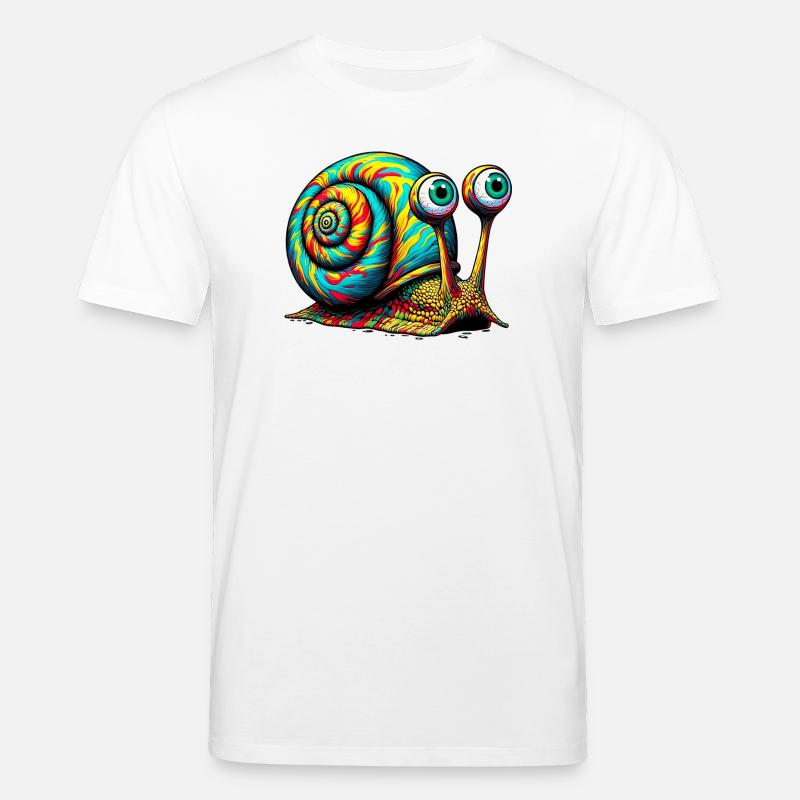 Schnecke - Stanley/Stella Unisex Bio-T-Shirt CREATOR - Weiß