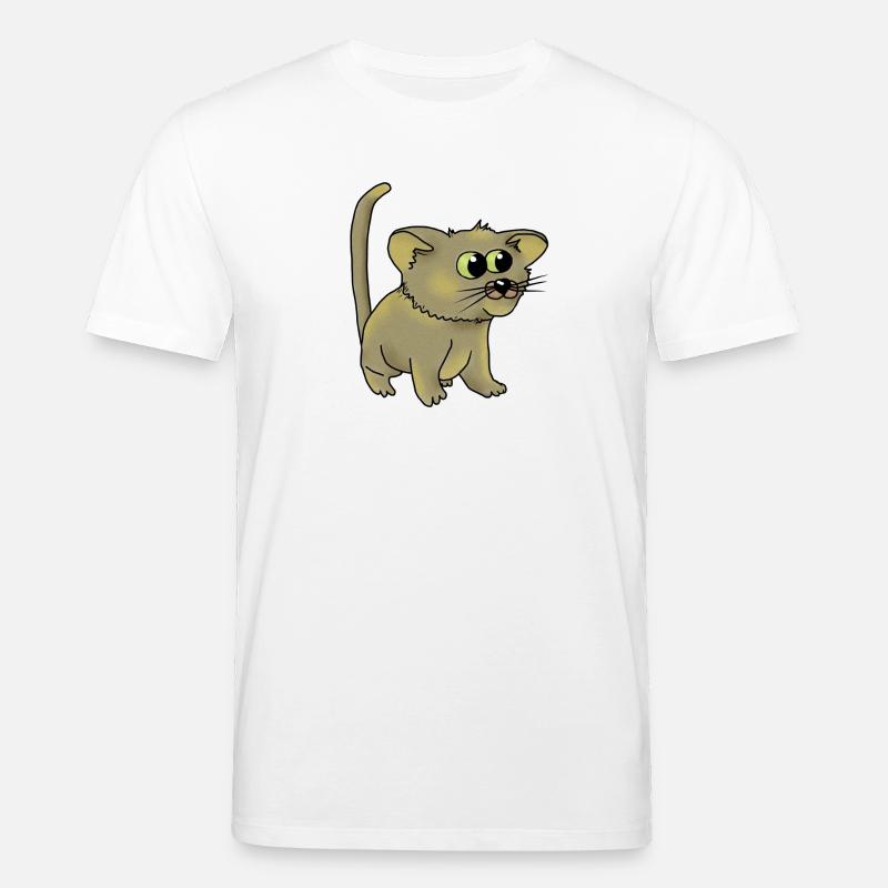 nette Katze - Stanley/Stella Unisex Bio-T-Shirt CREATOR  - Weiß