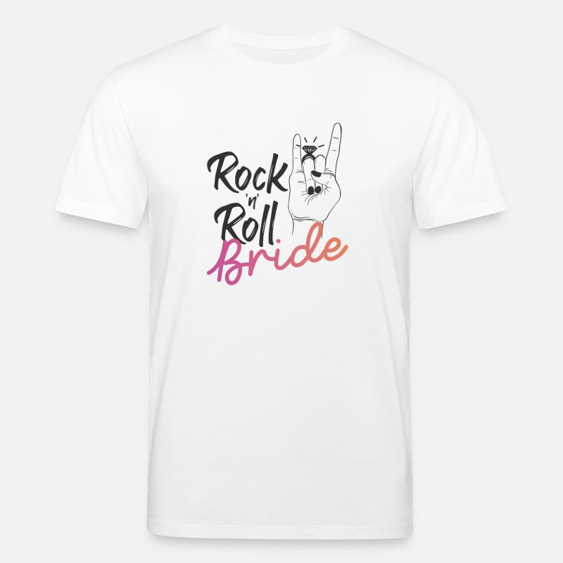 Rock 'n' Roll Bride - Stanley/Stella Unisex Bio-T-Shirt CREATOR  - Weiß