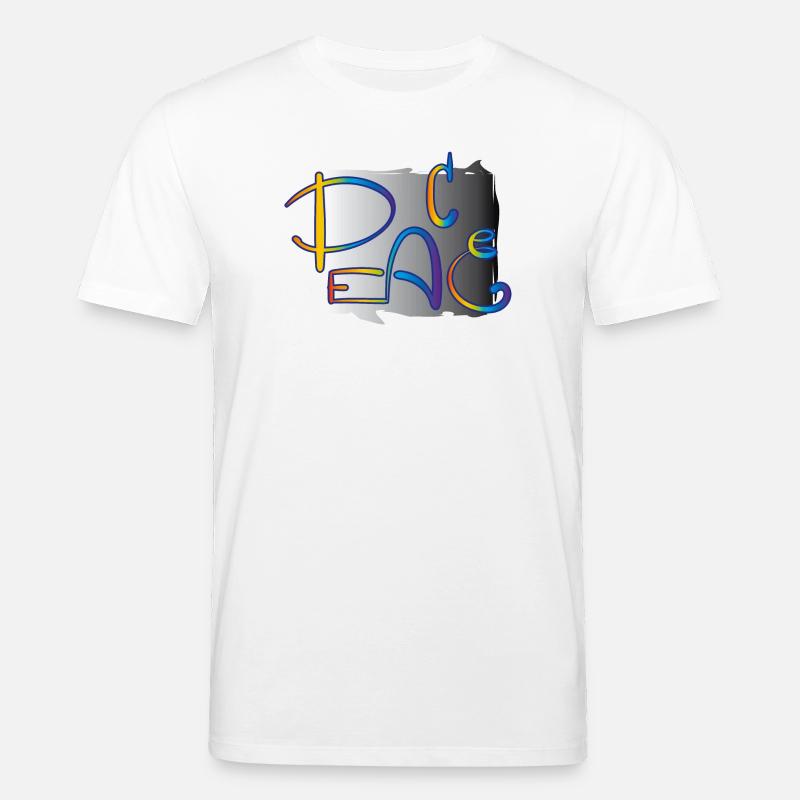 Peace Frieden - Stanley/Stella Unisex Bio-T-Shirt CREATOR  - Weiß