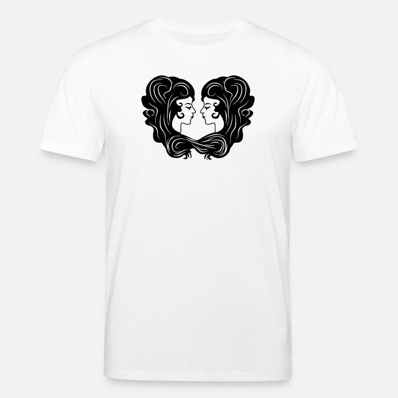 Sternzeichen-Bild Zwillinge - Stanley/Stella Unisex Bio-T-Shirt CREATOR  - Weiß