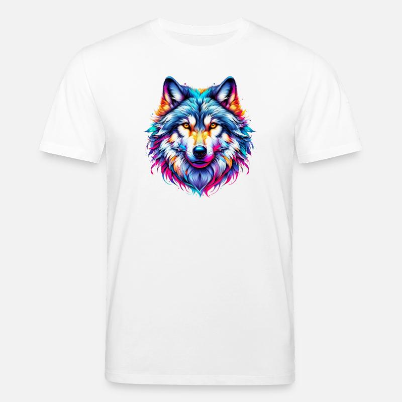 Loup - T-shirt bio CREATOR Stanley/Stella Unisexe - blanc