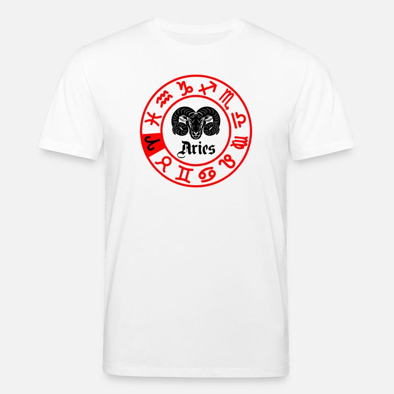 Zwölf Sternzeichen Widder Widder - Stanley/Stella Unisex Bio-T-Shirt CREATOR  - Weiß