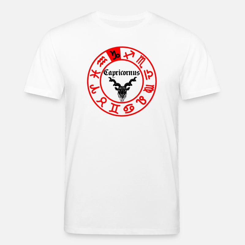 Zwölf Sternzeichen Steinbock Steinbock - Stanley/Stella Unisex Bio-T-Shirt CREATOR  - Weiß
