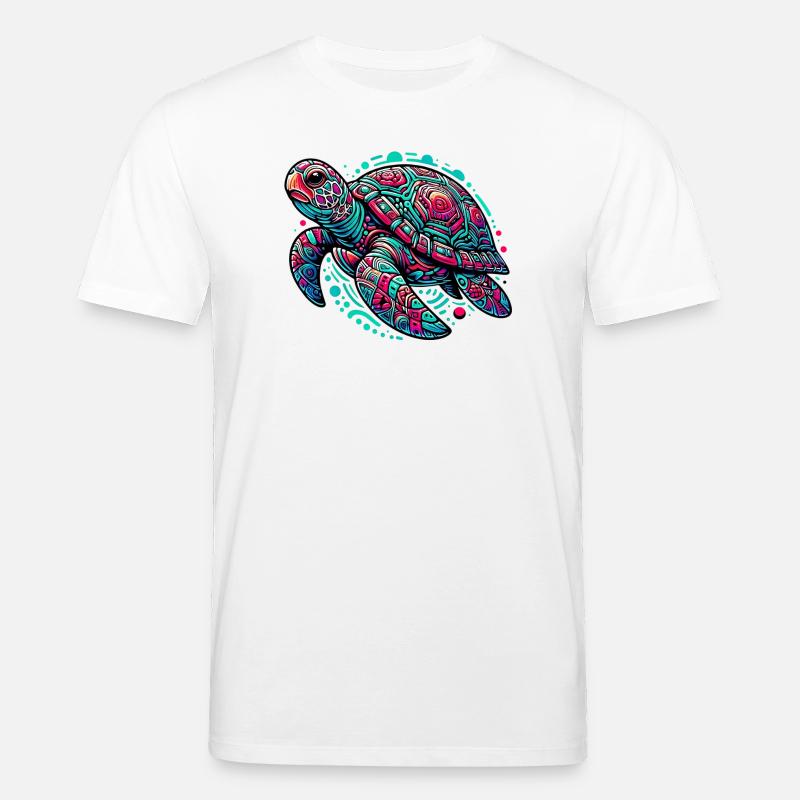 Turtle - Stanley/Stella CREATOR Unisex Organic T-Shirt - white