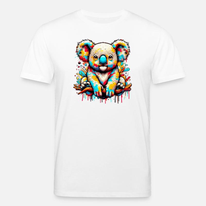 Koala - Stanley/Stella Unisex Bio-T-Shirt CREATOR - Weiß