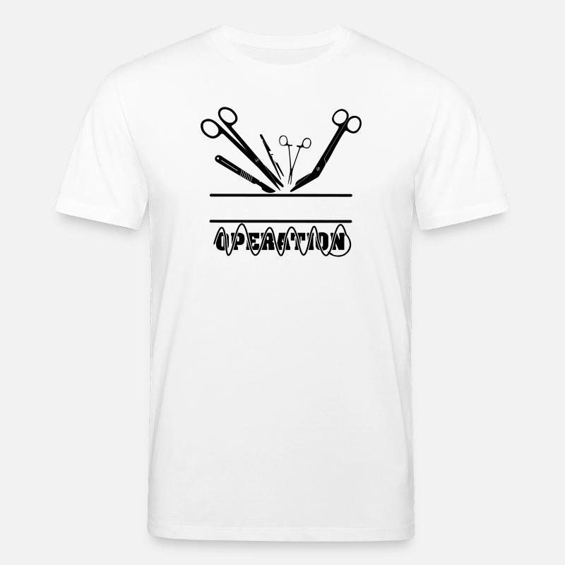 Nom de l’opération Bannière Suture - T-shirt bio CREATOR Stanley/Stella Unisexe - blanc