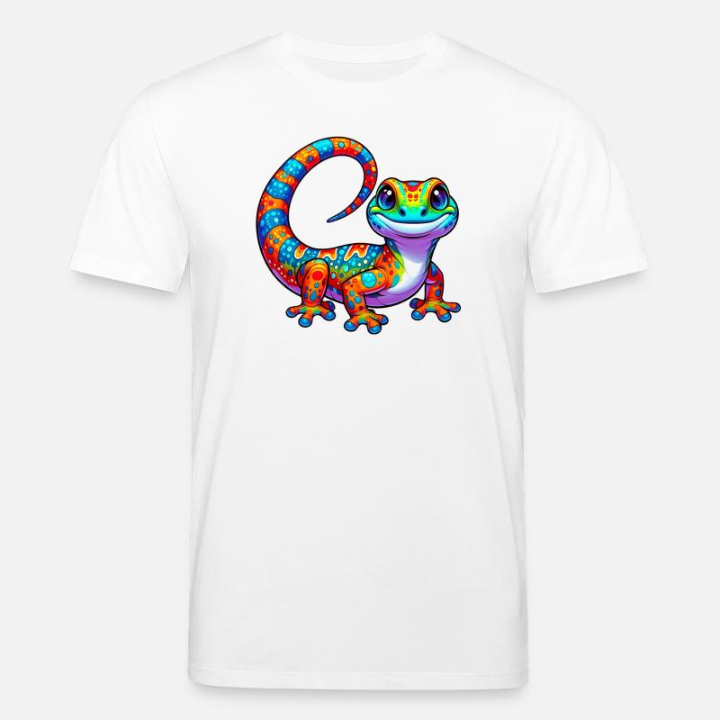 Gecko - T-shirt bio CREATOR Stanley/Stella Unisexe - blanc