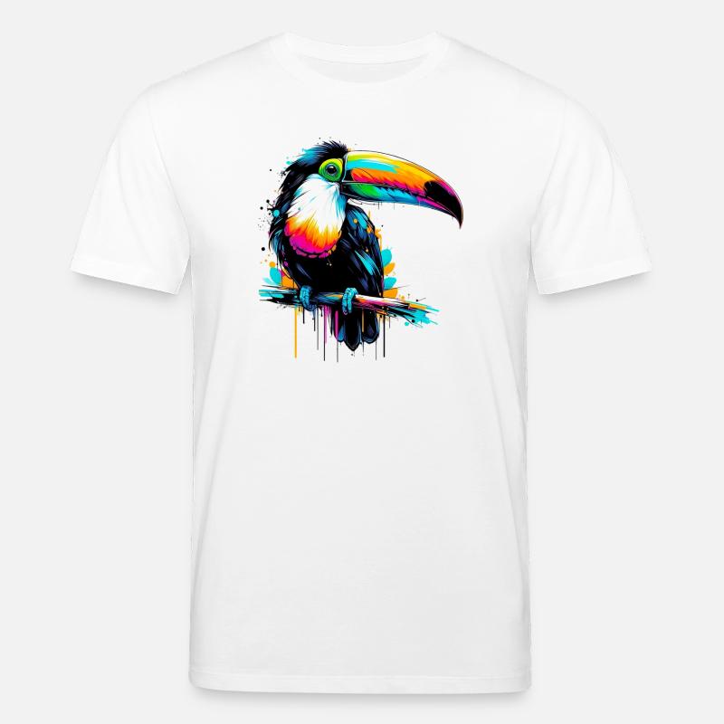 Toucan - Stanley/Stella CREATOR Unisex Organic T-Shirt - white