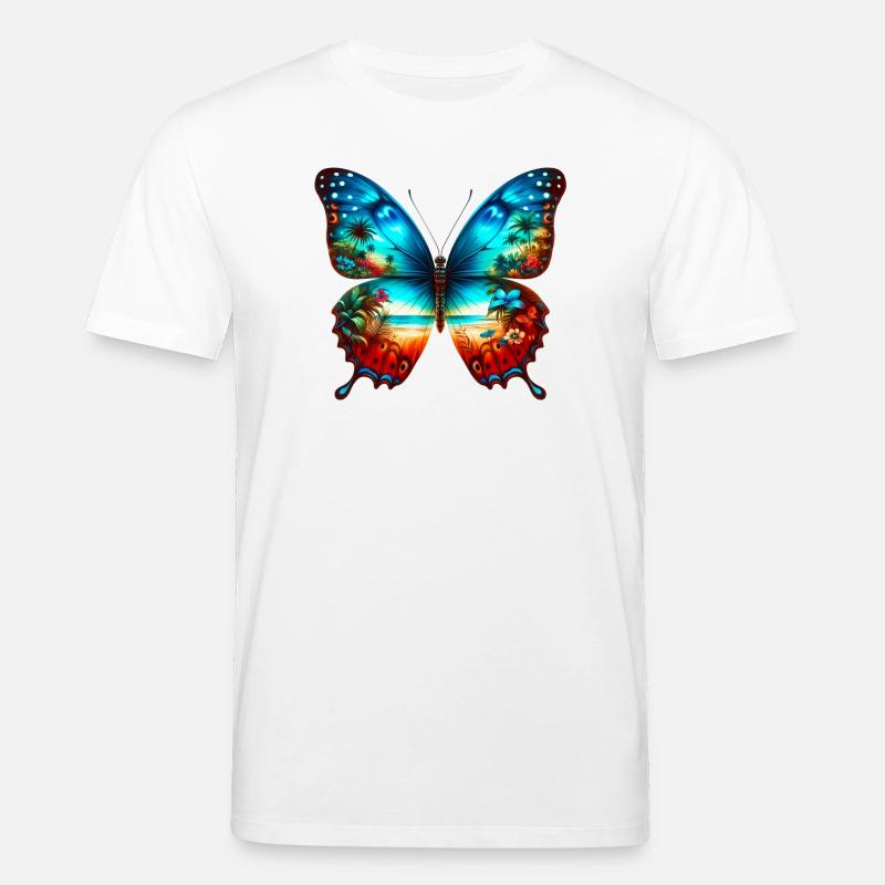 Papillon - T-shirt bio CREATOR Stanley/Stella Unisexe - blanc