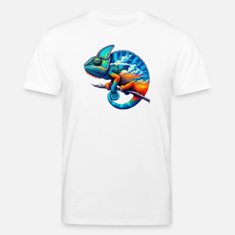 Caméléon - T-shirt bio CREATOR Stanley/Stella Unisexe - blanc