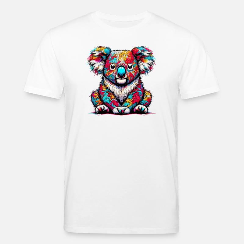 Koala - Stanley/Stella Unisex Bio-T-Shirt CREATOR  - Weiß
