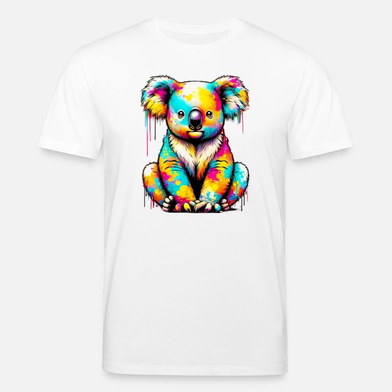 Koala - T-shirt bio CREATOR Stanley/Stella Unisexe - blanc