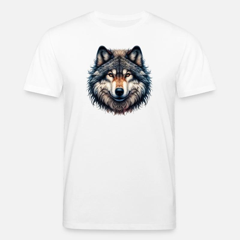 Loup - T-shirt bio CREATOR Stanley/Stella Unisexe - blanc