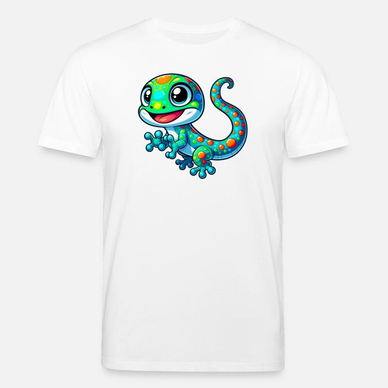 Gecko - T-shirt bio CREATOR Stanley/Stella Unisexe - blanc
