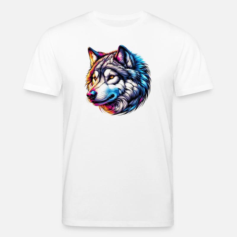Wolf - Stanley/Stella Unisex Bio-T-Shirt CREATOR  - Weiß