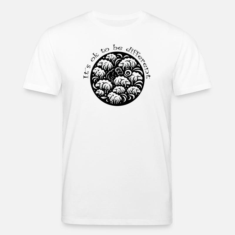 schwarzes Schaf - Stanley/Stella Unisex Bio-T-Shirt CREATOR  - Weiß